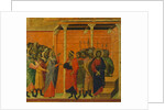 Altarpiece: Christ accused by the Pharisees by Duccio di Buoninsegna