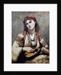 Portrait of Christine Nilson, or The Bohemian with a Mandolin, 1874 by Jean Baptiste Camille Corot