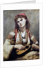 Portrait of Christine Nilson, or The Bohemian with a Mandolin, 1874 by Jean Baptiste Camille Corot