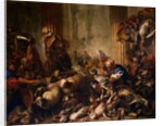 Christ driving traders from Temple, 1645-1655 by Giovanni Benedetto Castiglione