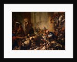 Christ driving traders from Temple, 1645-1655 by Giovanni Benedetto Castiglione