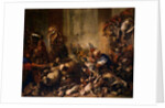 Christ driving traders from Temple, 1645-1655 by Giovanni Benedetto Castiglione