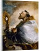 Saint in adoration of Holy Eucharist or Saint Norbert in ecstasy, 1740 by Francesco Guardi