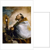Saint in adoration of Holy Eucharist or Saint Norbert in ecstasy, 1740 by Francesco Guardi
