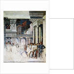 Transportation of Saint Christopher beheaded body by Andrea Mantegna