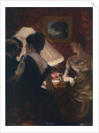 Around the lampshade, 1883 by Giuseppe or Joseph de Nittis