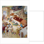 Soldiers, common people and market by Lorenzo Lotto