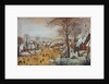 Winter landscape, 1601 by Pieter the Younger Brueghel
