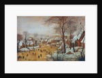 Winter landscape, 1601 by Pieter the Younger Brueghel