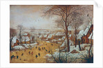 Winter landscape, 1601 by Pieter the Younger Brueghel