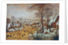 Winter landscape, 1601 by Pieter the Younger Brueghel