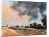 View at Hampstead, looking due East, 1823 by John Constable