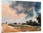 View at Hampstead, looking due East, 1823 by John Constable