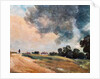 View at Hampstead, looking due East, 1823 by John Constable