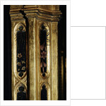 Adoration of the Magi detail of frame, 1423 by Gentile da Fabriano