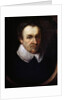 Portrait of Michael Drayton, English poet and playwright, 1628 by English School