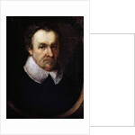 Portrait of Michael Drayton, English poet and playwright, 1628 by English School