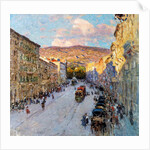 Corsia Stadion in Trieste by Ugo Flumiani