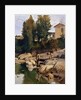 Renaioli on the Mugnone river, 1880 by Odoardo Borrani