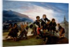 Children playing at soldiers, 1785-1786 by Francisco Jose de Goya y Lucientes
