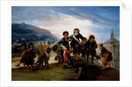 Children playing at soldiers, 1785-1786 by Francisco Jose de Goya y Lucientes