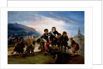 Children playing at soldiers, 1785-1786 by Francisco Jose de Goya y Lucientes
