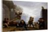 Children fighting and playing on a see-saw, 1782-1785 by Francisco Jose de Goya y Lucientes