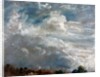 Cloud Study: Horizon of Trees, 1821 by John Constable