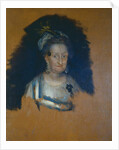 Infanta Maria Josefa, preliminary sketch for the group portrait of The Family of Charles IV, 1800 by Francisco Jose de Goya y Lucientes