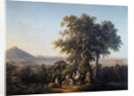 The Caserta plain, 1860 by Alessandro Fergola