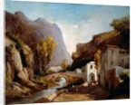 Mills valley in Amalfi by Teodoro Duclere