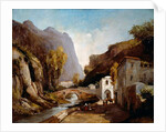 Mills valley in Amalfi by Teodoro Duclere