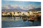 Old Port of Palermo by Ettore de Maria-Bergler