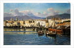 Old Port of Palermo by Ettore de Maria-Bergler