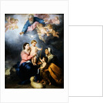 The Holy Family, 1680 by Bartolome Esteban Murillo