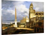 Trinity of Death and Villa Medici in Rome, 1808 by Francois-Marius Granet