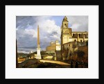 Trinity of Death and Villa Medici in Rome, 1808 by Francois-Marius Granet