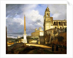 Trinity of Death and Villa Medici in Rome, 1808 by Francois-Marius Granet