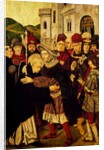 King Ferdinand I of Castile receiving St Dominic of Silos, 1477-1479 by Martin Bernat