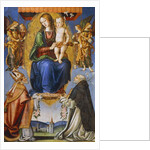 Madonna and Child with St Severino and Dominic by Bernardino di Mariotto