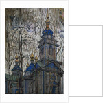 Wooden church, 1913 by Abraham Anshelovich Manievich