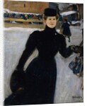 At skating rink, 1902-1903 by Oleksandr Murashko