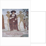 The Cardinal and Death, detail from The Dance of Death, 1539 by Simone II Baschenis