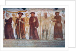 Death with the Queen, the Duke, the Doctor and the rich miser by Simone II Baschenis