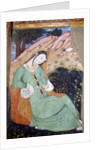 Female figure with glass and bottle, 1647 by Persian School
