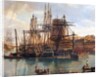 The Port of Brest, 1794 by Jean-Francois Hue