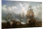 The Redoutable in the Battle of Trafalgar, October 21, 1805 by Auguste Etienne Francois Mayer