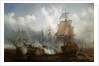 The Redoutable in the Battle of Trafalgar, October 21, 1805 by Auguste Etienne Francois Mayer
