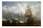 The Redoutable in the Battle of Trafalgar, October 21, 1805 by Auguste Etienne Francois Mayer