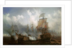 The Redoutable in the Battle of Trafalgar, October 21, 1805 by Auguste Etienne Francois Mayer